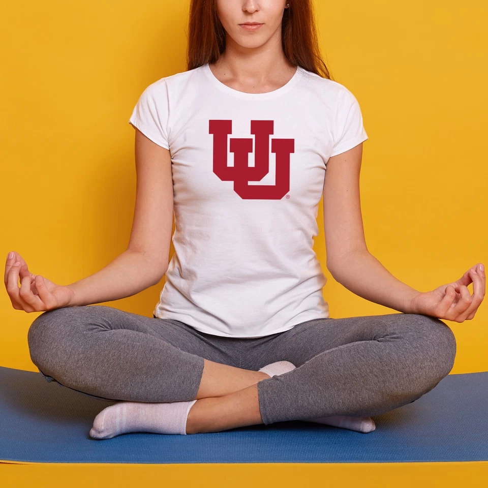 Utah Utes Primary Logo Women's T-Shirt - White - Image 4 of 4