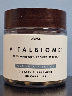 Plexus VitalBiome 30 Capsules - New / Sealed! Vital Biome! Exp 10/2025