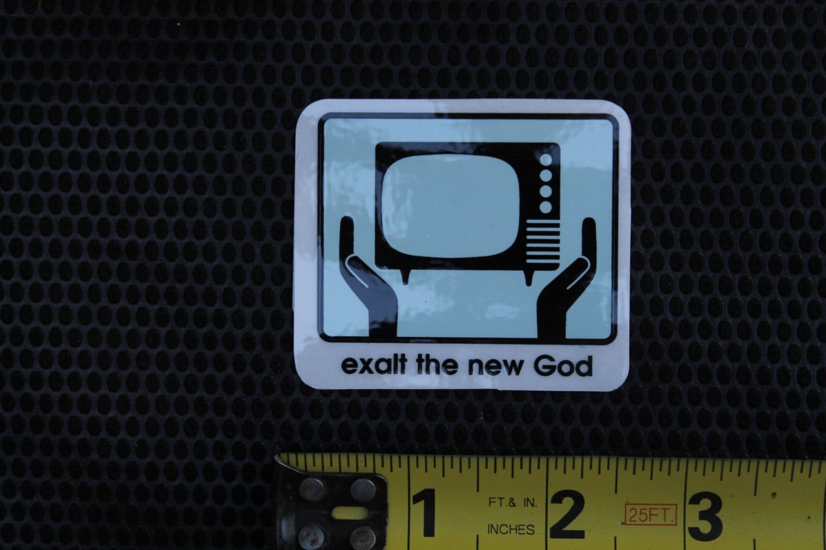 Pack De 3 Stickers Alien Workshop Exalt The New God TV - Décalcos Pour Skateboard