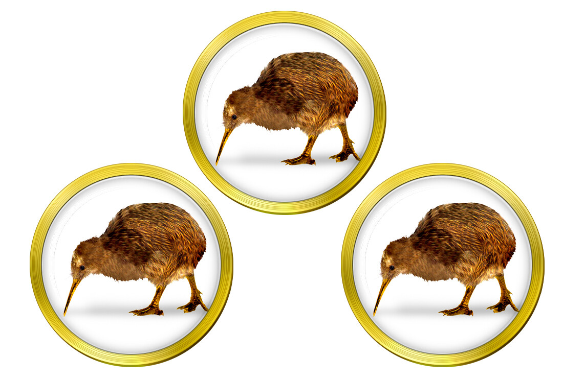 Kiwi Golf Ball Markers