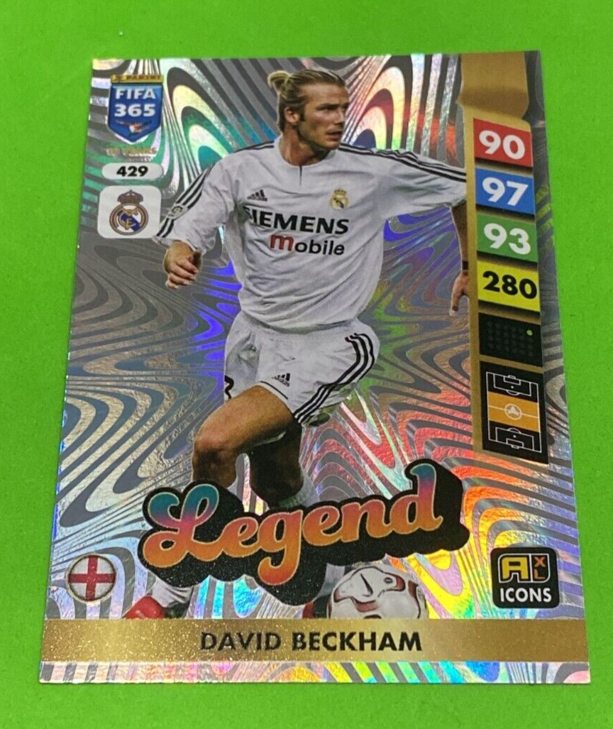 💥 Adrenalyn XL FIFA 365 2025 DAVID BECKHAM #429 LEGEND Real