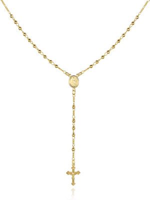 Halsband Cruzados De Cuentas De Color De Oro De 18K Chapados En Brasil De Nueva