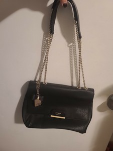guess black handbag