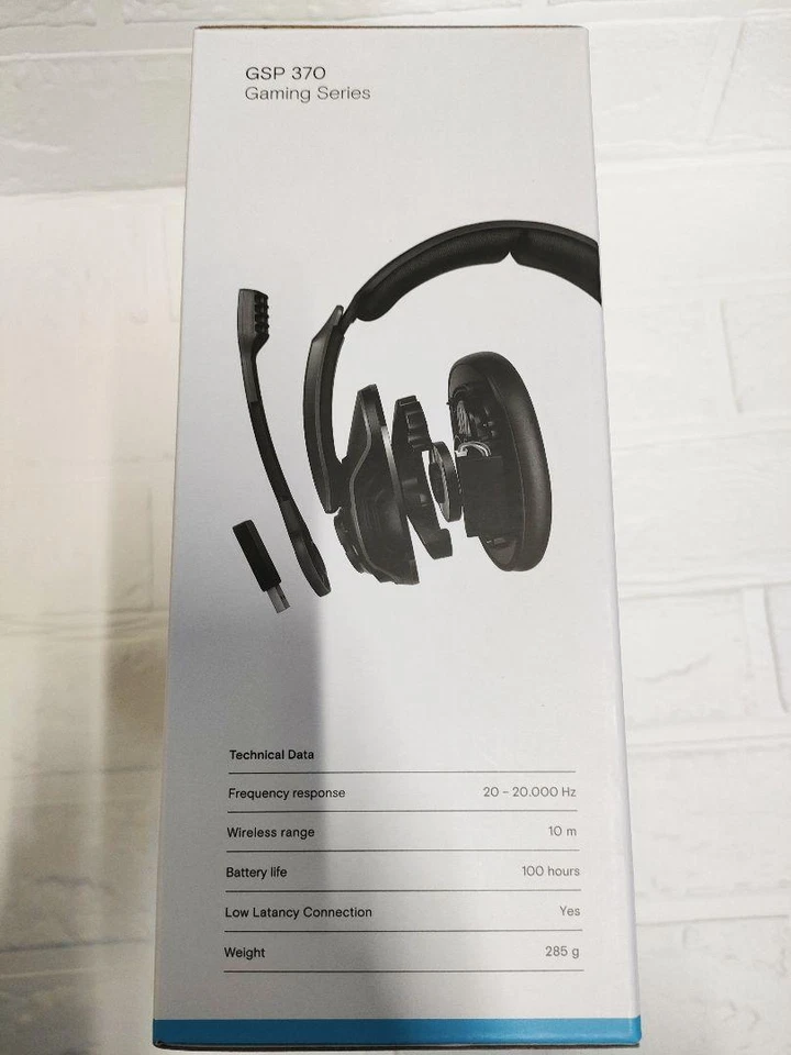Sennheiser EPOS GSP 370 Wireless Gaming Headset - Over-Ear, Black, New - Image 4 of 4