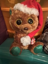 TY BEANIE BOOS-NICHOLAS THE CHRISTMAS BEAR MWMT- 9" BUDDY SIZE- WALGREEN'S EXCL.