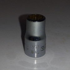 Snap-On Tools USA 1/4 Drive 6pt 9/32 SAE Shallow Chrome Socket TM9
