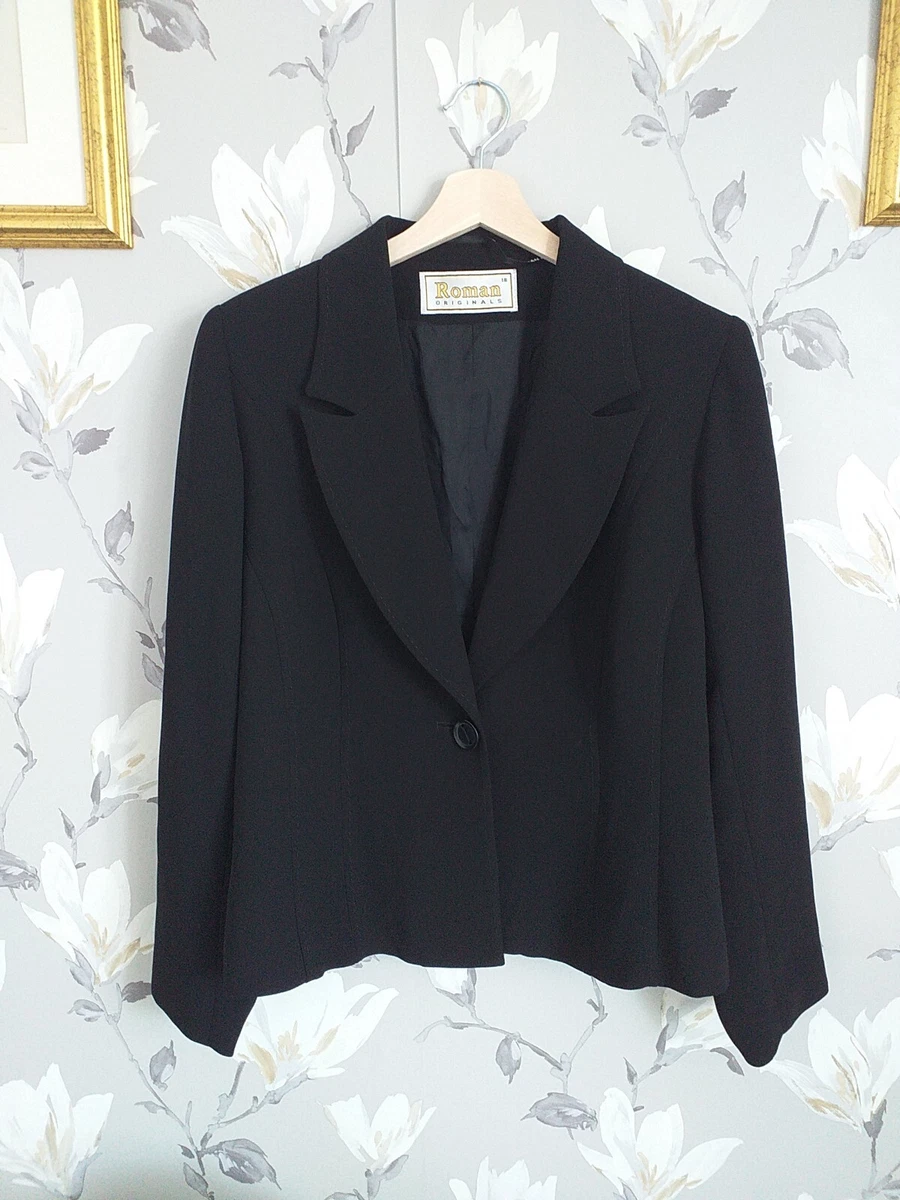 Ladies black jacket size 18 - any occasion - Roman Originals New | eBay