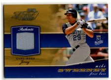 2002 Playoff Piece of the Game Baseball Mike Sweeney JERSEY ROYALS