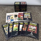 Lot Of 10 Atari 2600 Games TESTED Classic Game Lot All With Manuals
