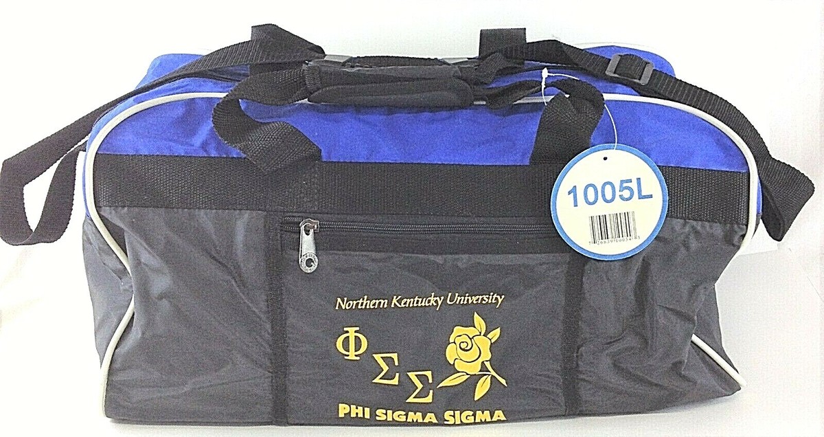 Northern Kentucky University Phi Sigma Sigma Sorority Nylon Duffle