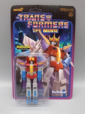 Super 7 ReAction Transformers King Starscream 2021