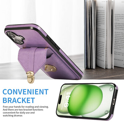 Custodia A Portafoglio Compatibile Con IPhone 16 Pro Max Con - Foto 8