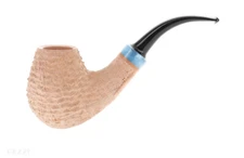 Pipe ARDOR TERRA natural sandblasted shape bent egg