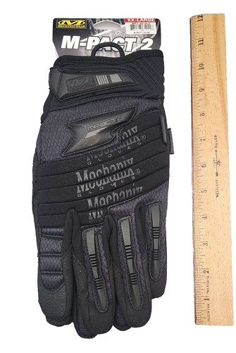 Supreme NY IRAK Allover Logo Print Mechanix Gloves Black Men's DS