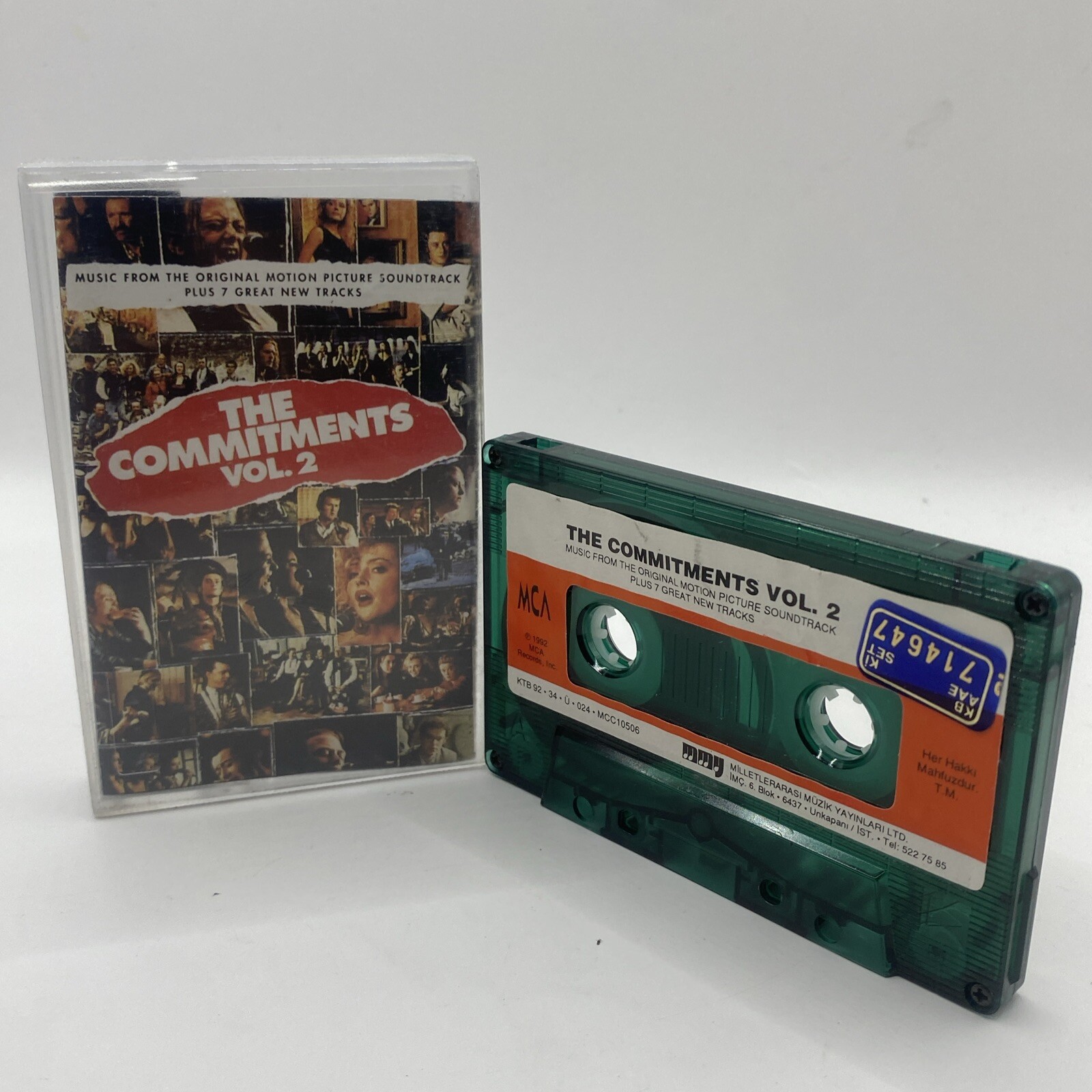 THE COMMITMENTS VOL. 2 CASSETTE ORIGINAL SOUNDTRACK Turkish Version