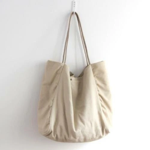 Fashion Womens Loose Casual Slouchy Canvas Big Bags Shoulder Bags Big Tote - Picture 14 of 20