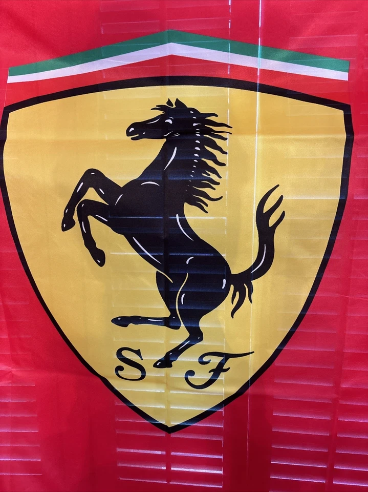 ORIGINAL Licensed Large Scuderia Ferrari RACING FLAG F1 - Image 2 of 4
