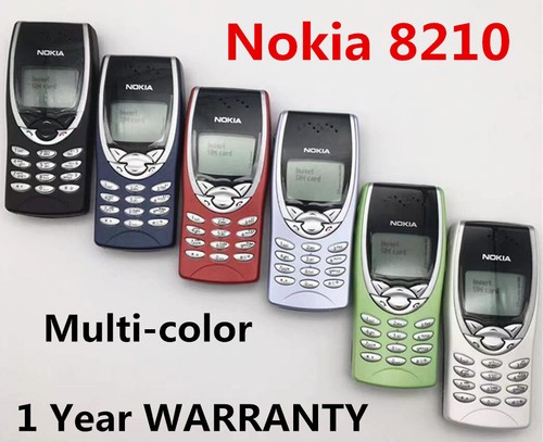 Original Nokia 8210 Unlocked Mobile Phone 2G GSM 900/1800 + 1 Year WARRANTY - Afbeelding 1 van 25