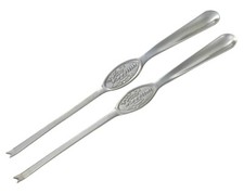 2 tlg. HUMMERGABEL SET EDELSTAHL ROSTFREI Hummer Gabel Hummergabeln