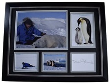 David Attenborough Signed Autograph framed 16x12 photo display Frozen Planet COA