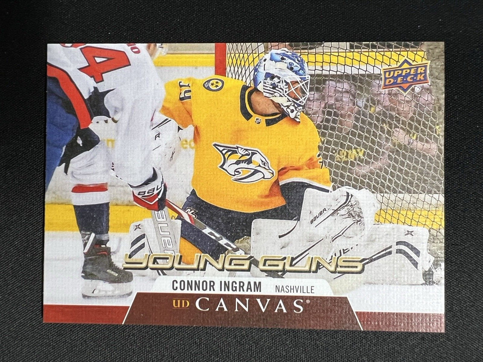 Connor Ingram Young Guns UD Canvas RC 2020-21 Upper Deck Hockey C226 Nashville