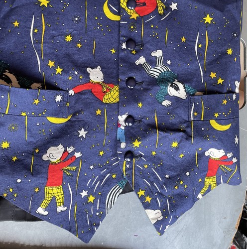 Harrods Knightsbridge Frederick Theak Vintage Vest Size Small S RUPERT THE BEAR - Picture 7 of 17