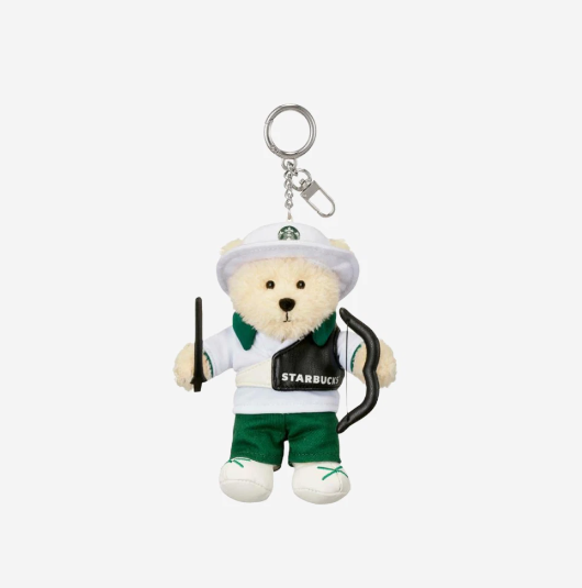 2024 Starbucks Korea Sports Club Olympic Bearista Keychain