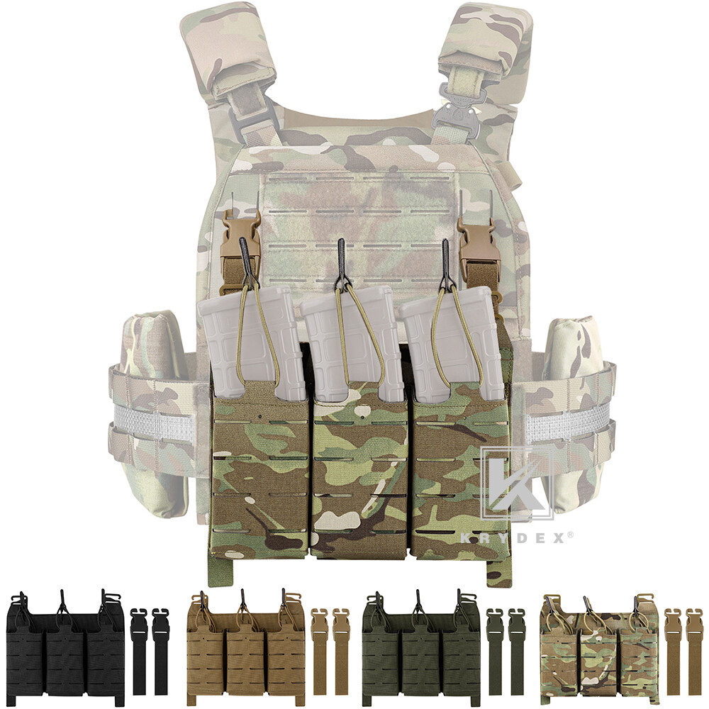 KRYDEX Tactical KTAR Front Flap 5.56 Triple Mag Pouch Placard for
