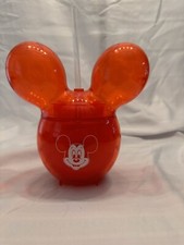 Mickey Mouse Red Balloon Sipper Cup Straw 2023 New From Disney Parks