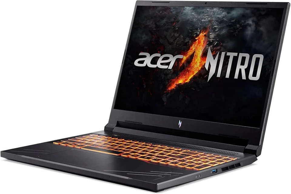 Portátil para juegos Acer Nitro V 16 pulgadas NVIDIA GeForceRTX 16 GB 1 TB certificado reacondicionado Foto 3 de 4
