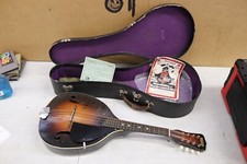 Vintage Supertone Mandolin with case + books