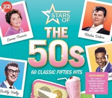 STARS OF THE 50S 60 CLASSIC FIFITES HITS VARIOUS ARTISTS BOX SET AUDIO MUSIC CD