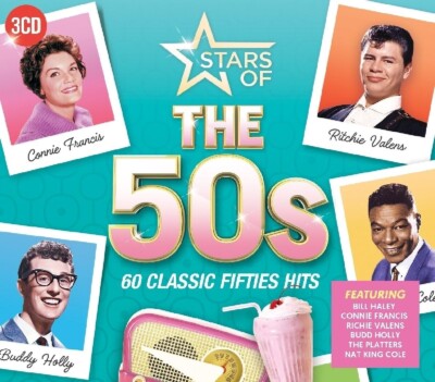STARS OF THE 50S 60 CLASSIC FIFITES HITS VARIOUS ARTISTS BOX SET AUDIO MUSIC CD