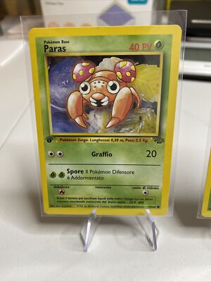 Pokemon Paras - 59/64 - 1st Edition (Jungle) Italian - Near Mint