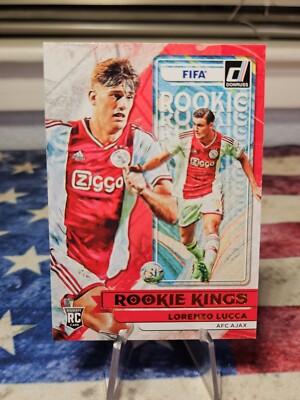 2023 2022-23 Donruss FIFA Rookie Kings Lorenzo Lucca Rookie Ajax #18