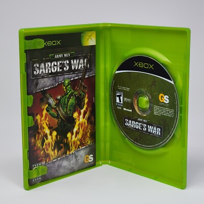 Army Men Sarge's War (Original Xbox) CIB COMPLETE & TESTED