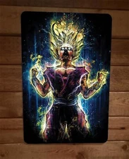 Super Saiyan DragonBall Z Power Anime Cartoon 8x12 Metal Wall Sign Poster