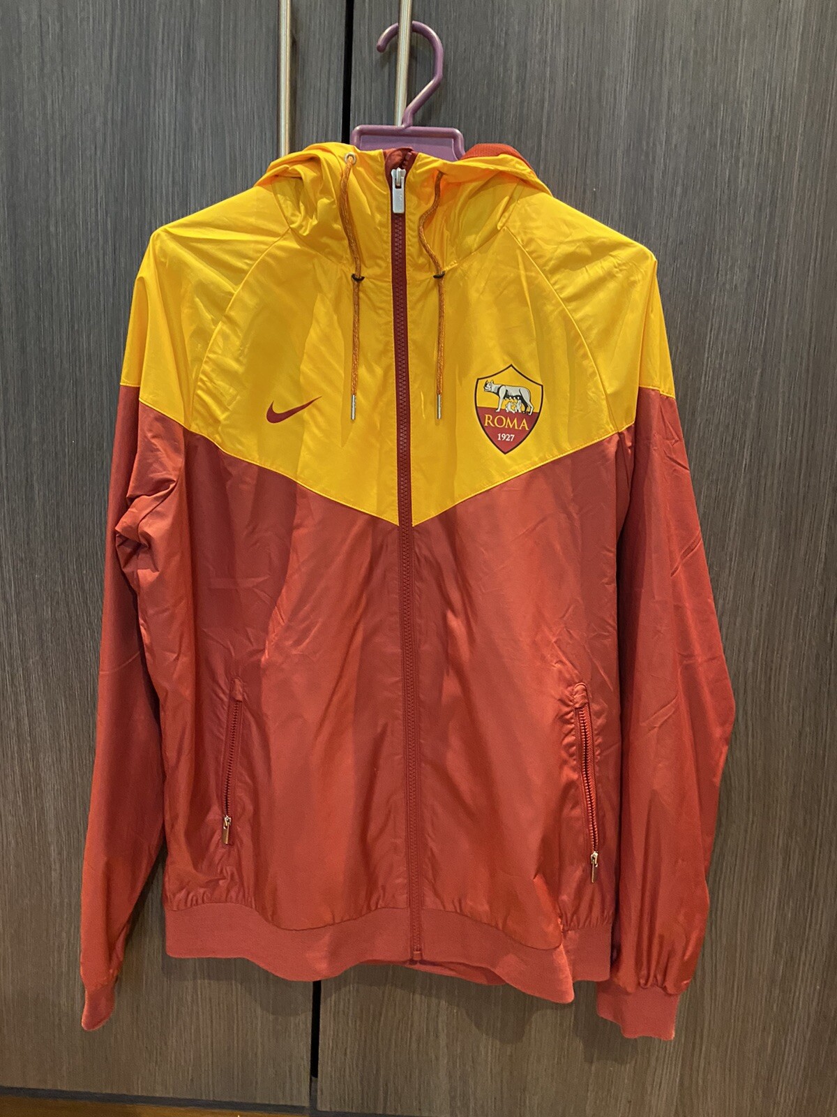 AS Roma Windbreaker Jacket Size M Nike 