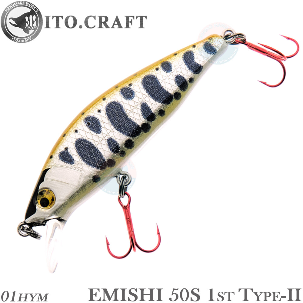 ITO.CRAFT Emishi 50S 1st Type-II 4.4 g 50 mm various colors Trout