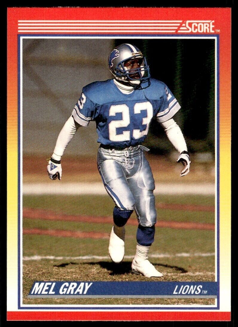 1990 SCORE NFL FOOTBALL Sports Trading Card #233 - MEL GRAY, Detroit Lions