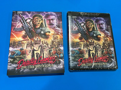 DEADLY GAMES w/LIMITED EDITION SLIPCOVER (1989) (4K UHD/Blu-Ray)NEW V.S.