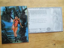 2011 BREYGENT VAMPIRELLA LENTICULAR 3-D CARD #VL-1 SIGNED JOE JUSKO ART,WITH POA