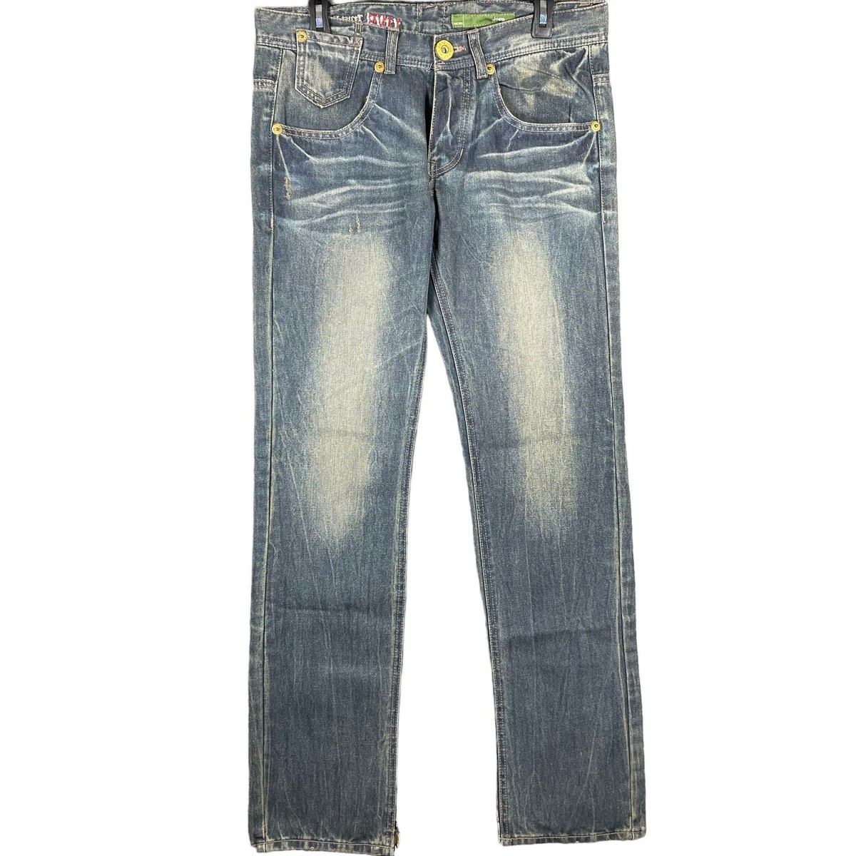 RARE Vintage Jeep Men Jeans Live Without Limits 34x33 Straight