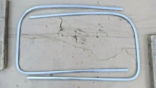 1947 Nash Ambassador Outside WINDSHIELD STAINLESS TRIM MOLDINGS Original pair