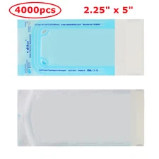 4000pc 2.25" x 5" Self Sealing Sterilization Pouches Medical Dental Bag