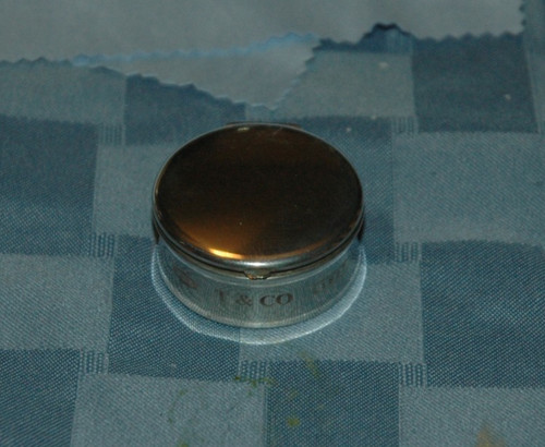 Tiffany & Co 1837 Pill Box Container Sterling Silver 925
