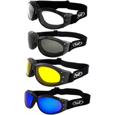 Global Vision Eliminator Goggles 3pk w/Clear/Smoke/Yellow Lens Padded