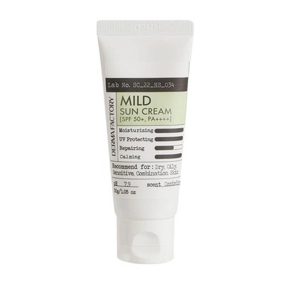 DERMA FACTORY Mild Sun Cream (LSF50+ PA++++) 50g