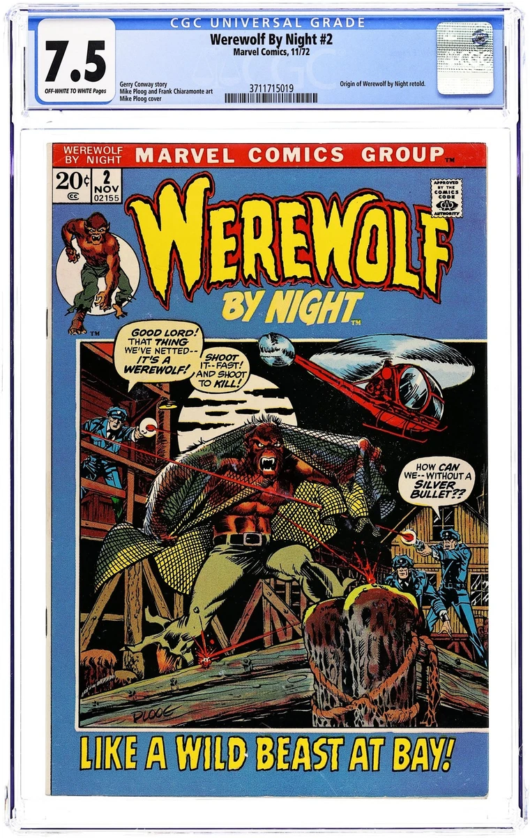 Werewolf by Night Certified Guaranty Company (CGC) Comics, Graphic