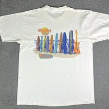 Vintage Hard Rock Cafe Maui 90s USA Made Heavy Tee Size Large T Shirt
